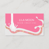 Visitekaartjes voor epoxyhars sieraden (Voorkant)