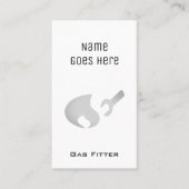 visitekaartjes voor "Essential" gasfitter (Voorkant)