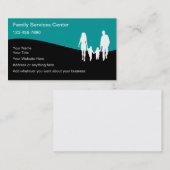 Visitekaartjes voor familiediensten (Voorkant / Achterkant)