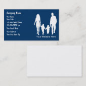 Visitekaartjes voor familiediensten (Voorkant / Achterkant)