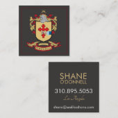 Visitekaartjes voor familieklokken (Voorkant / Achterkant)