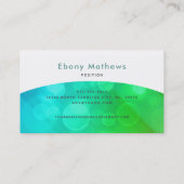 Visitekaartjes voor financiële logo (Achterkant)