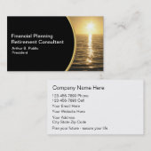 Visitekaartjes voor financiële planners (Voorkant / Achterkant)