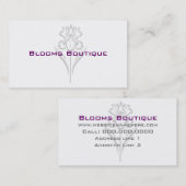 Visitekaartjes voor Floral Designer (Voorkant / Achterkant)