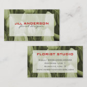 Visitekaartjes voor Floral Designers (Voorkant / Achterkant)