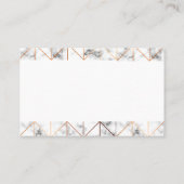 Visitekaartjes voor Floral Marble Design (Achterkant)