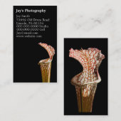 Visitekaartjes voor Floral Photography (Voorkant / Achterkant)