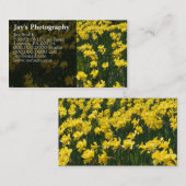 Visitekaartjes voor Floral Photography (Voorkant / Achterkant)