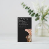 Visitekaartjes voor Floral Photography (Staand voorkant)