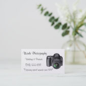 Visitekaartjes voor fotografie (Staand voorkant)