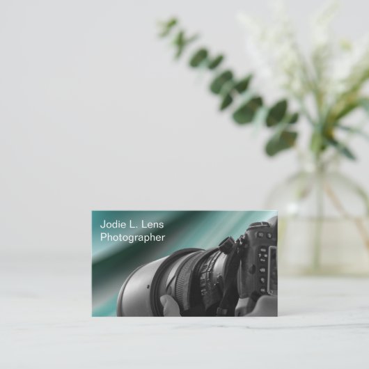 Visitekaartjes voor fotografie (Staand voorkant)