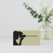 Visitekaartjes voor fotografie (Staand voorkant)