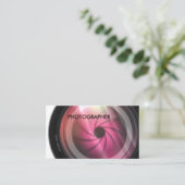 Visitekaartjes voor fotografie (Staand voorkant)