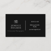 Visitekaartjes voor fotografie (Achterkant)