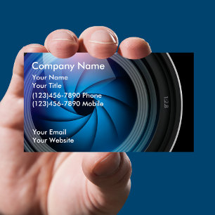 Visitekaartjes voor fotografie