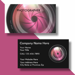 Visitekaartjes voor fotografie