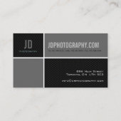 Visitekaartjes voor fotografie (Achterkant)