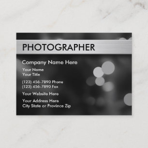 Visitekaartjes voor fotografie