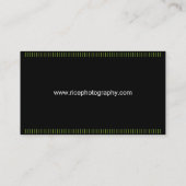 Visitekaartjes voor fotografie (Achterkant)