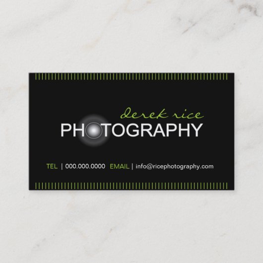 Visitekaartjes voor fotografie (Voorkant)