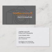 Visitekaartjes voor fotografie (Voorkant / Achterkant)