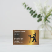 Visitekaartjes voor fotografie (Staand voorkant)