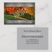 Visitekaartjes voor fotografie | DIY-Sjablonen (Voorkant / Achterkant)