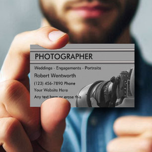 Visitekaartjes voor fotografie Modern ontwerp