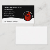 Visitekaartjes voor gastro-enterologen (Voorkant / Achterkant)