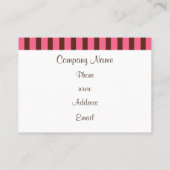 Visitekaartjes voor gebak (Achterkant)