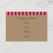 Visitekaartjes voor gebak (Achterkant)