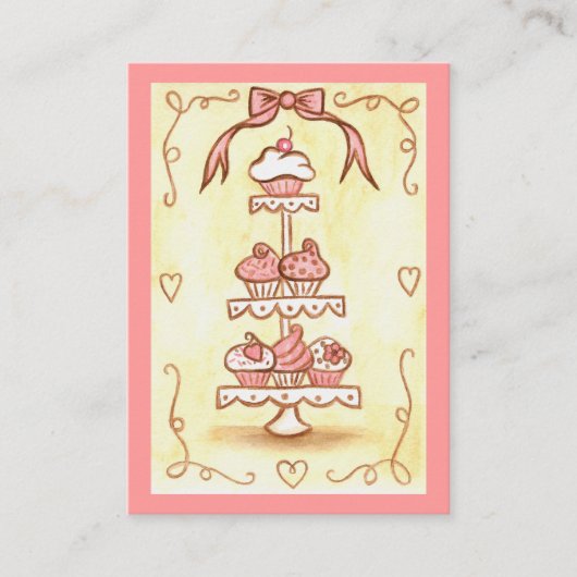 Visitekaartjes voor gebak (Voorkant)