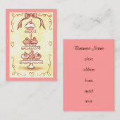 Visitekaartjes voor gebak (Voorkant / Achterkant)