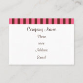 Visitekaartjes voor gebak (Achterkant)