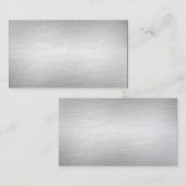 Visitekaartjes voor geborsteld goud (Voorkant / Achterkant)