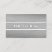 Visitekaartjes voor geborsteld titaanmetaal (Achterkant)