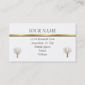 VISITEKAARTJES VOOR GENEALOGIST ONDERZOEK (Achterkant)