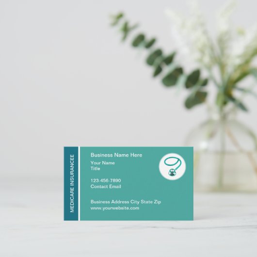 Visitekaartjes voor geneesmiddelenadvies (Staand voorkant)