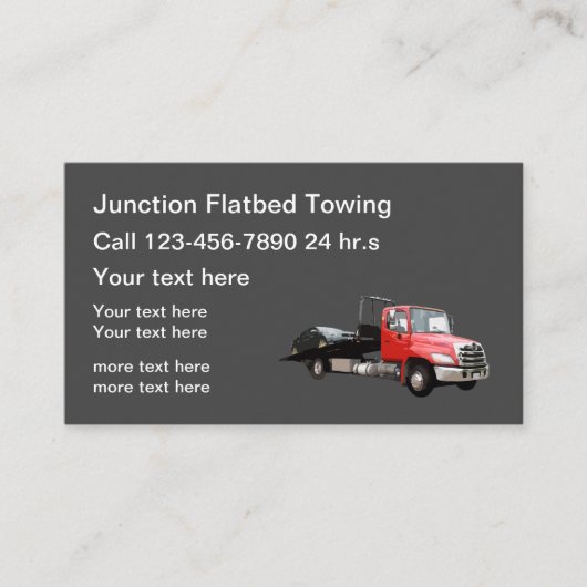 Visitekaartjes voor geplateerde trekkers (Voorkant)