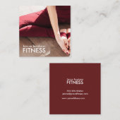 Visitekaartjes voor gevlekte fitness (Voorkant / Achterkant)