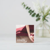 Visitekaartjes voor gevlekte fitness (Staand voorkant)
