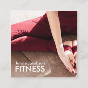 Visitekaartjes voor gevlekte fitness