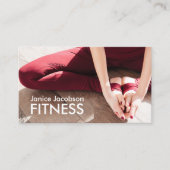 Visitekaartjes voor gevlekte fitness (Voorkant)