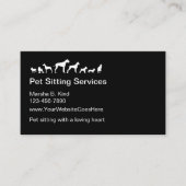 Visitekaartjes voor gezelschapsdieren (Voorkant)