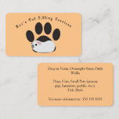 Visitekaartjes voor gezelschapsdieren (Voorkant / Achterkant)