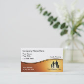 Visitekaartjes voor gezinsplanning (Staand voorkant)