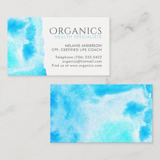 Visitekaartjes voor gezondheid en ellendigheid (Voorkant / Achterkant)