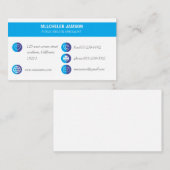 Visitekaartjes voor gezondheidsspecialisten (Voorkant / Achterkant)