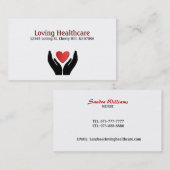 Visitekaartjes voor gezondheidszorg (Voorkant / Achterkant)