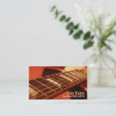 Visitekaartjes voor gitaarstrengen (Staand voorkant)